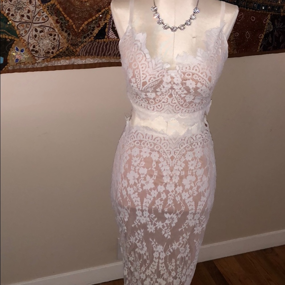 SUPER SEXY two piece lace dress!